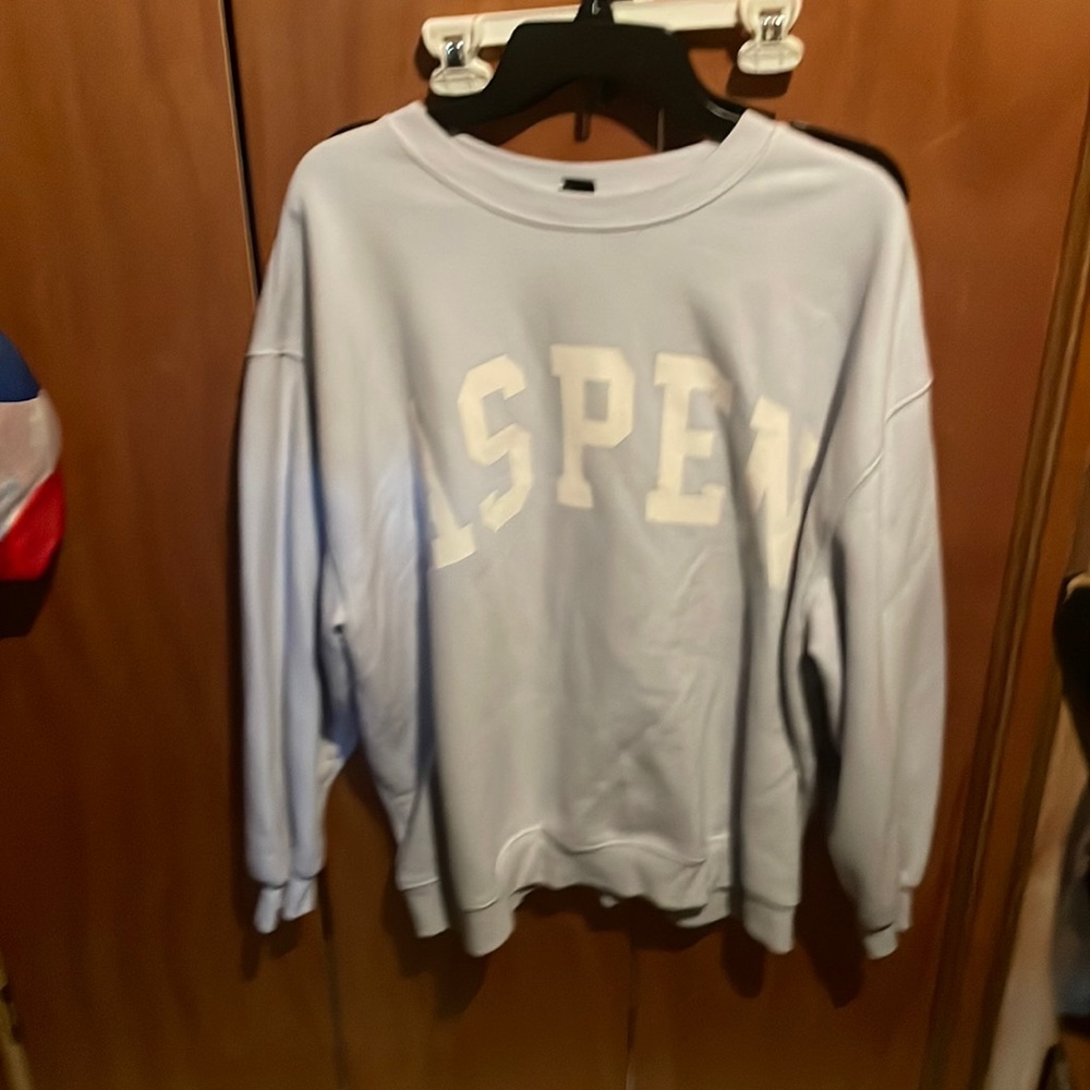 Light blue aspen sweater